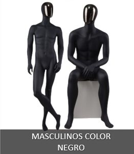 Masculinos color negro